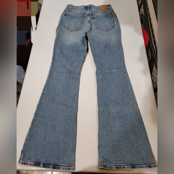 Madewell Sky Blue Wide Leg Jeans - Picture 2 of 7